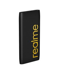 Realme 3i Power Bank Two-Way Quick Charge 10000 mAh - преносима външна батерия с 2xUSB-A изходи за зареждане на мобилни устройства (черен)