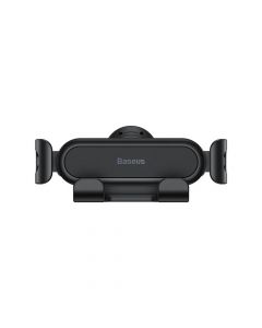 Baseus Stable Gravity Car Vent Mount Lite (SUWX010001) - поставка за радиатора на кола за смартфони с дисплеи до 6.6 инча (черна)