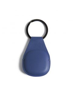 Mujjo Canopy AirTag Keychain - висококачествен ключодържател от естествена кожа за Apple AirTag (син)