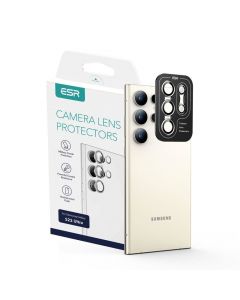 ESR Camera Lens Protector - предпазни стъклени защитни лещи за камерата на Samsung Galaxy S23 Ultra (сребрист-прозрачен)