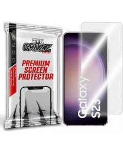 GrizzGlass Hydrogel Screen Protector - хибридно защитно покритие за дисплея на Samsung Galaxy S23 (прозрачен)