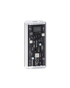 Usams Dual Port Digital Display PowerBank PD 9000 mAh 20W - преносима външна батерия с USB-C порт и USB-A изход (бял)