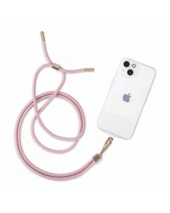 Tech-Protect Universal Chain Necklace Phone Strap v2 - универсална връзка за носене през врата за смартфони (розов)