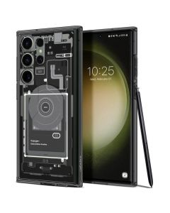 Spigen Ultra Hybrid Zero One Case - хибриден кейс с висока степен на защита за Samsung Galaxy S23 Ultra (черен)