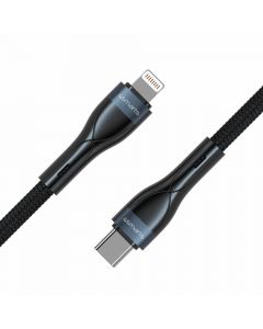 4smarts PremiumCord USB-C to Lightning Cable PD 12W - USB-C към Lightning кабел за Apple устройства с Lightning порт (100 см) (черен)