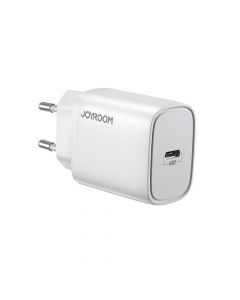 Joyroom Fast Wall Charger USB-C 20W PD - захранване за ел. мрежа 20W с USB-C изход и технология за бързо зареждане (бял)