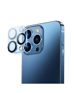 Baseus 2x Camera Lens Protector (SGQK000802) - предпазни стъклени защитни покрития за камерата на iPhone 14 Pro, iPhone 14 Pro Max (2 броя) (прозрачен)