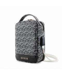 Guess PU G Cube Travel Universal Bag - дизайнерска чанта (органайзер) за мобилни устройства и аксесоари (черен)