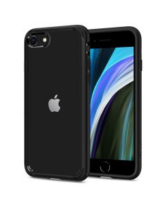 Spigen Ultra Hybrid 2 Case - хибриден кейс с висока степен на защита за iPhone SE (2022), iPhone SE (2020), iPhone 8, iPhone 7 (черен)