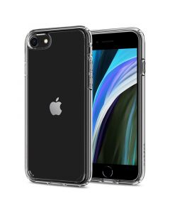 Spigen Ultra Hybrid 2 Case - хибриден кейс с висока степен на защита за iPhone SE (2022), iPhone SE (2020), iPhone 8, iPhone 7 (прозрачен)