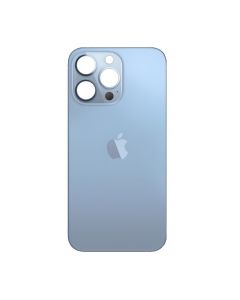 OEM iPhone 13 Pro Backcover Glass - резервен заден стъклен капак за iPhone 13 Pro (син)