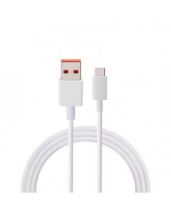 Xiaomi USB-A to USB-C Data Cable - кабел за устройства с USB-C порт (100 см) (бял) (bulk)