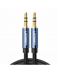Ugreen AV112 Aux Audio Cable - качествен 3.5 мм. аудио кабел (150 см) (син)