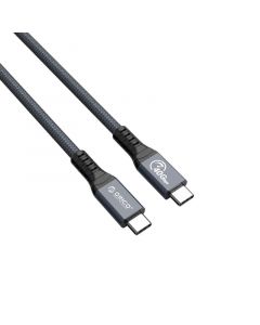 Orico Thunderbolt 4 Cable - USB-C към USB-C кабел с Thunderbolt 4 (30 см) (тъмносив)