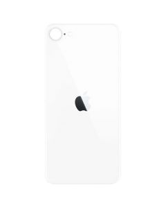 OEM iPhone Backcover Glass - резервен заден стъклен капак за iPhone SE (2022), iPhone SE (2020) (бял)