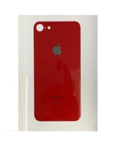 OEM iPhone Backcover Glass - резервен заден стъклен капак за iPhone 8 (червен)