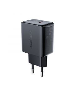 Acefast PD Fast Charger USB-C 20W - захранване за ел. мрежа с USB-C изход с технология за бързо зареждане (черен)