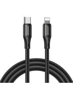Joyroom Fast Charging USB-C to Lightning Cable PD 20W - USB-C към Lightning кабел за Apple устройства с Lightning порт (100 см) (черен)
