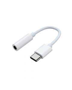 Samsung Alook USB-C to 3.5 mm Adapter GP-TGU022MV - оригинален пасивен адаптер от USB-C към 3.5 мм за устройства с USB-C порт (бял) (retail опаковка)