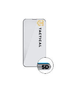 Tactical Glass Shield 5D - калено стъклено защитно покритие за дисплея на iPhone 15 (прозрачен-черен)