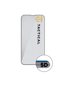 Tactical Glass Shield 5D - калено стъклено защитно покритие за дисплея на iPhone 15 Pro Max (прозрачен-черен)