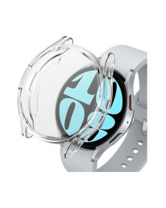 Tech-protect Defense360 Case - качествен силиконов (TPU) кейс с вграден протектор за дисплея на Samsung Galaxy Watch 6 40мм (прозрачен)