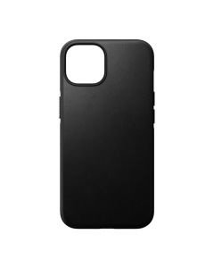 Nomad Modern Leather MagSafe Case - кожен (естествена кожа) кейс с MagSafe за iPhone 15 (черен)