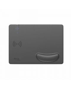 Prio Fast Wireless Charging Mouse Pad 15W - подложка за мишка и поставка (пад) за безжично зареждане на Qi съвместими устройства (сив)