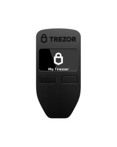 Trezor Model One - хардуерен портфейл за криптовалути (черен)