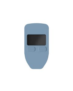 Trezor One Wallet Case - висококачествен силиконов калъф за Trezor One портфейл (светлосин)