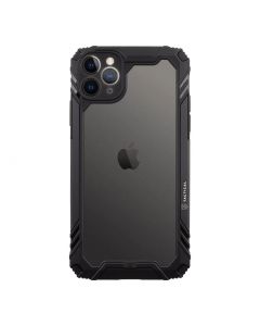 Tactical Chunky Mantis Cover - хибриден удароустойчив кейс за iPhone 11 Pro Max (черен-прозрачен)