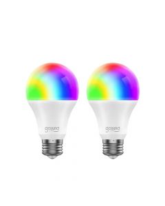 Gosund WB4 Smart LED Bulb Pack - комплект от два броя умна E27 LED крушка с 16 милиона цвята и безжично управление за iOS и Android (бял)