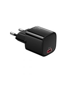 Mcdodo Mini USB-C PD Fast Charger 20W - захранване за ел. мрежа с USB-C изход с технология за бързо зареждане (черен)