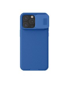 Nillkin CamShield Pro Magnetic Hard Case - хибриден удароустойчив кейс за iPhone 15 Pro (син)