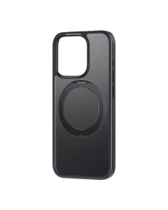 Baseus CyberLoop Magnetic Case - хибриден удароустойчив кейс с MagSafe за iPhone 15 Plus (черен-прозрачен)