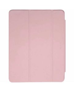 Macally Stand Case - полиуретанов калъф с поставка за iPad 9 (2021), iPad 8 (2020), iPad 7 (2019) (розов)
