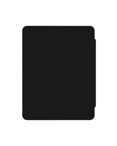 Macally Stand Case - полиуретанов калъф с поставка за iPad 10 (2022) (черен)
