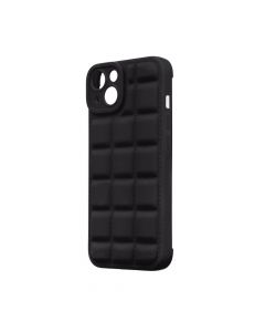 OBALME Block TPU Case - удароустойчив силиконов (TPU) калъф за iPhone 13 (черен)