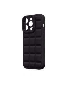 OBALME Block TPU Case - удароустойчив силиконов (TPU) калъф за iPhone 14 Pro (черен)