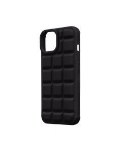 OBALME Block TPU Case - удароустойчив силиконов (TPU) калъф за iPhone 15 (черен)