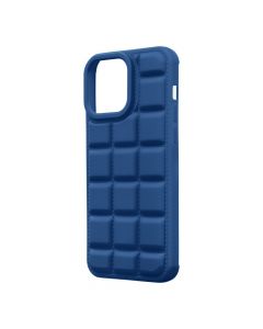 OBALME Block TPU Case - удароустойчив силиконов (TPU) калъф за iPhone 15 Pro Max (син)