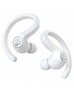 JLAB Jbuds Air Sport TWS Earbuds - безжични спортни блутут слушалки със зареждащ кейс за мобилни устройства (бял)