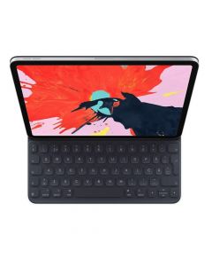 Apple Smart Keyboard Folio SWE - оригинален полиуретанов калъф, клавиатура и поставка за iPad Pro 12.9 (2018) (черен)