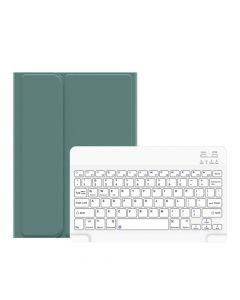 USAMS Winro Case and Bluetooth Keyboard - кожен калъф и безжична блутут клавиатура за iPad Pro 11 M2 (2022), iPad Pro 11 M1 (2021), iPad Pro 11 (2020) (лилав)
