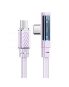 Mcdodo USB-C to USB-C Cable 65W (CA-3453) - кабел с бързо зареждане за устройства с USB-C порт  (180 см) (лилав)