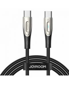 Joyroom Star-Light USB-C to USB-C Cable 100W - USB-C към USB-C кабел за устройства с USB-C порт (120 см) (черен)