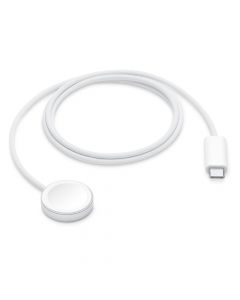 Apple Watch Woven Magnetic Fast Charger to USB-C Cable - оригинален магнитен кабел с въжена оплетка за Apple Watch (1 метър) (ритейл опаковка)
