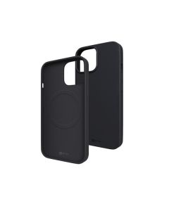Prio Liquid Silicone Mag Case - силиконов (TPU) калъф с MagSafe за iPhone 15 (черен)