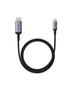 Baseus High Definition Series USB-C to DisplayPort Cable - кабел с поддръжка на 8K за свързване от USB-C към DisplayPort (150 см) (тъмносив)