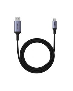 Baseus High Definition Series USB-C to DisplayPort Cable - кабел с поддръжка на 8K за свързване от USB-C към DisplayPort (200 см) (тъмносив)